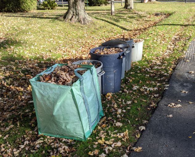 Dans certaines communes le Garden-Bag peut être utilisé comme bac pour les déchets verts